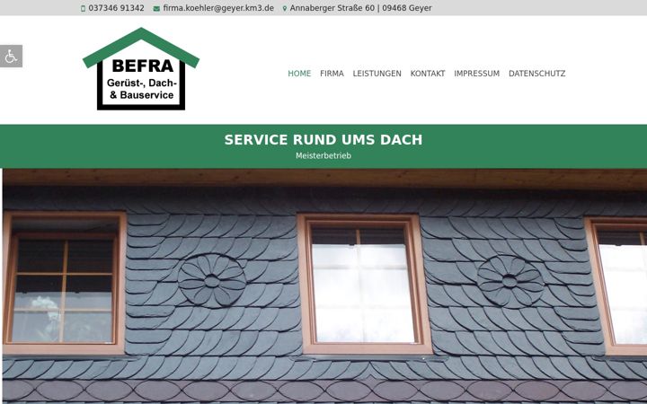 Screenshot of befra-koehler.de