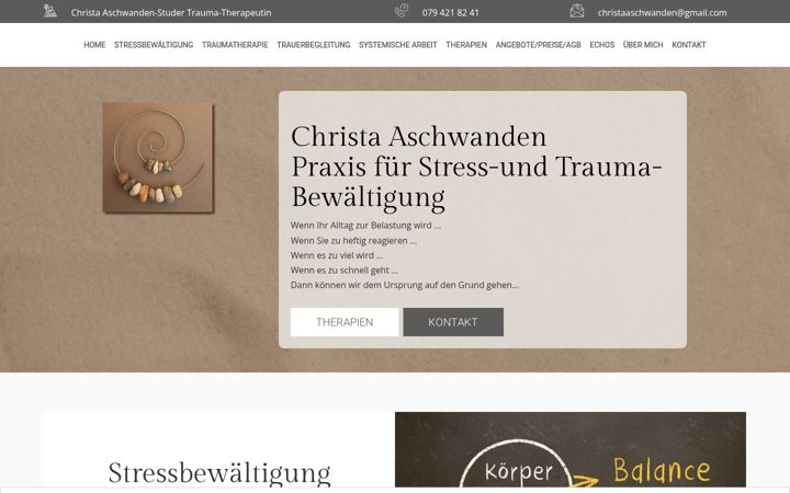 Screenshot of befreiend.ch