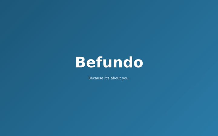 Screenshot of befundo.app
