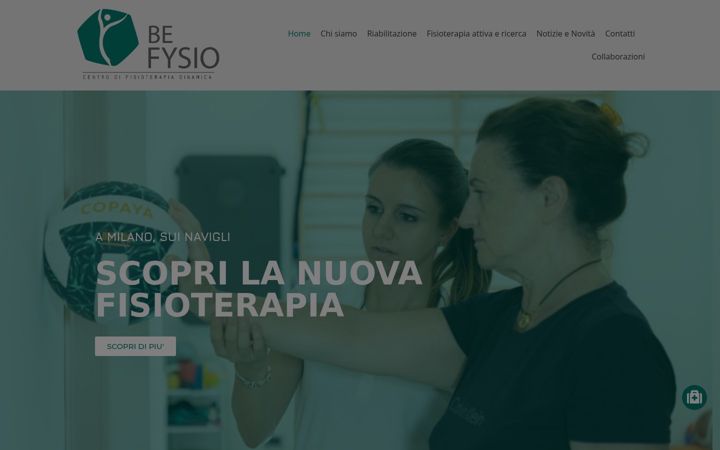 Screenshot of befysio.com