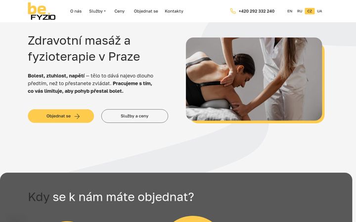 Skjermbilde av befyzio.cz