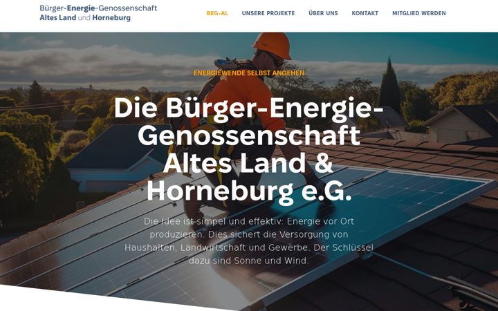 Screenshot of beg-al.de