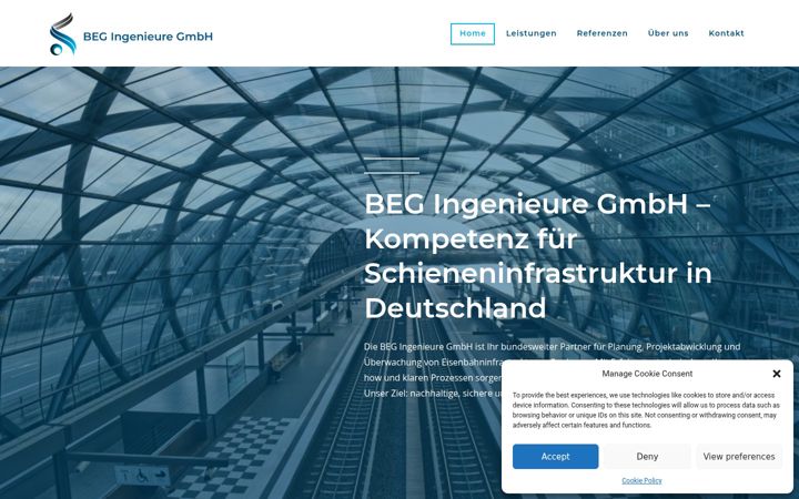 Screenshot of beg-ing.de