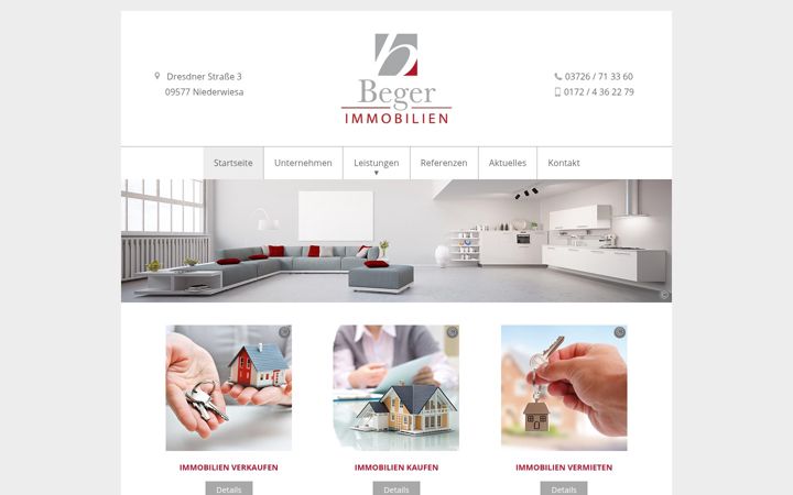 Screenshot of begerimmobilien.de