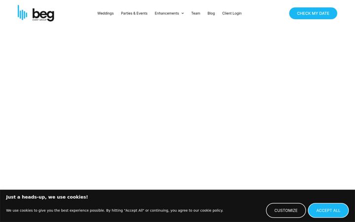Screenshot of begeventgroup.com