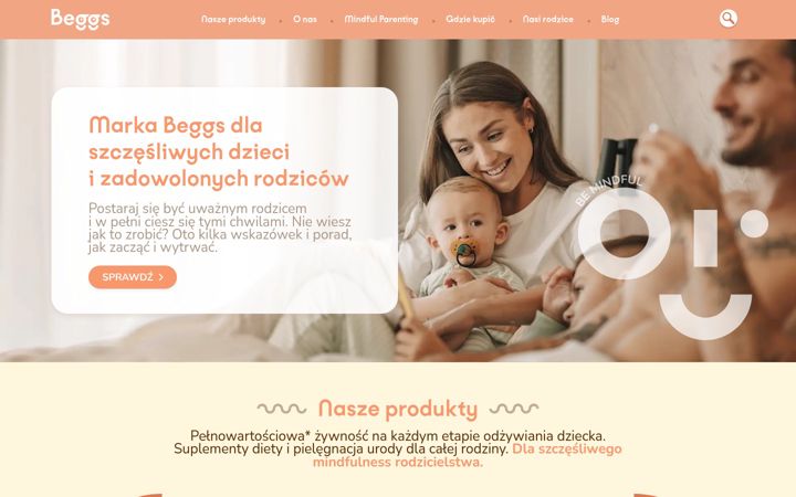 Screenshot of beggs.pl