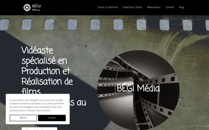Screenshot of begi-media.fr