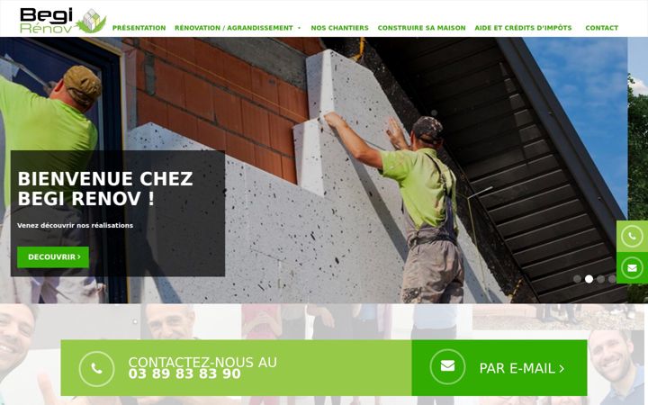 Screenshot of begi-renov.fr