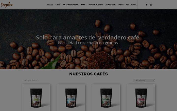 Screenshot of begibe.com