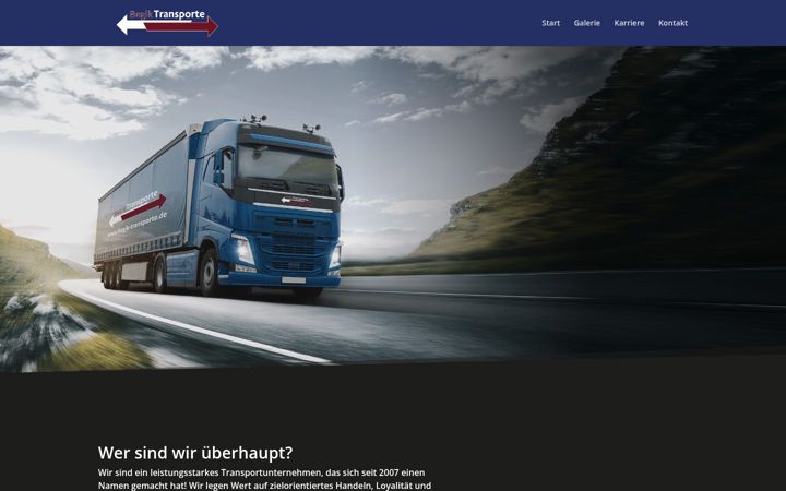 Screenshot of begik-transporte.de