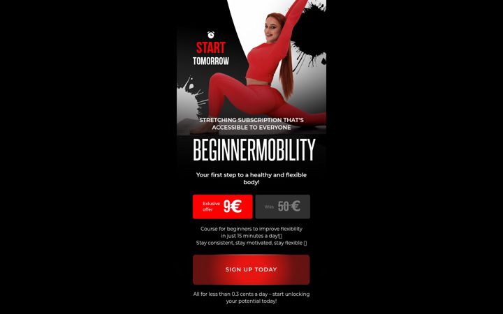 Screenshot of beginnermobility.online