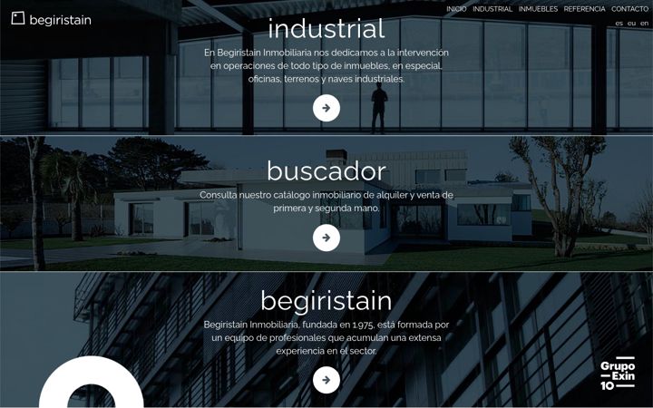 Screenshot of begiristain.com