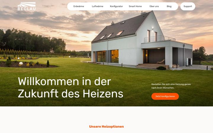 Screenshot of beglau.de