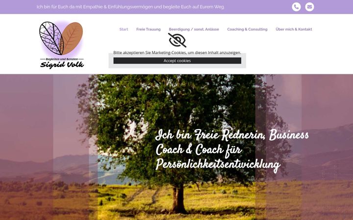 Screenshot of begleitenundberaten.com