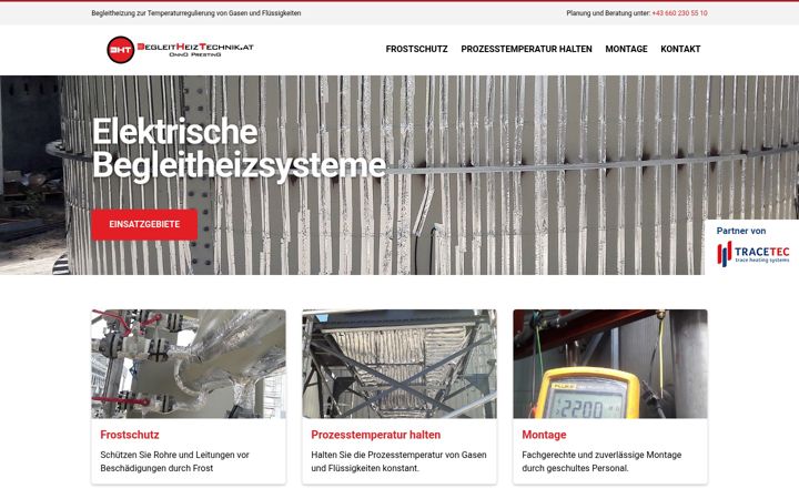 Screenshot of begleitheiztechnik.at