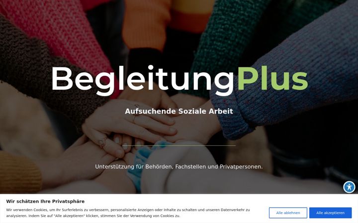 Screenshot of begleitungplus.ch