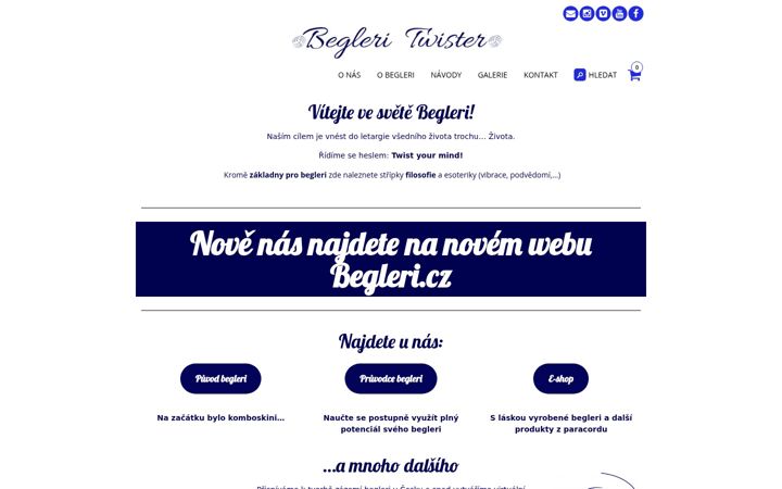 Screenshot of begleritwister.cz