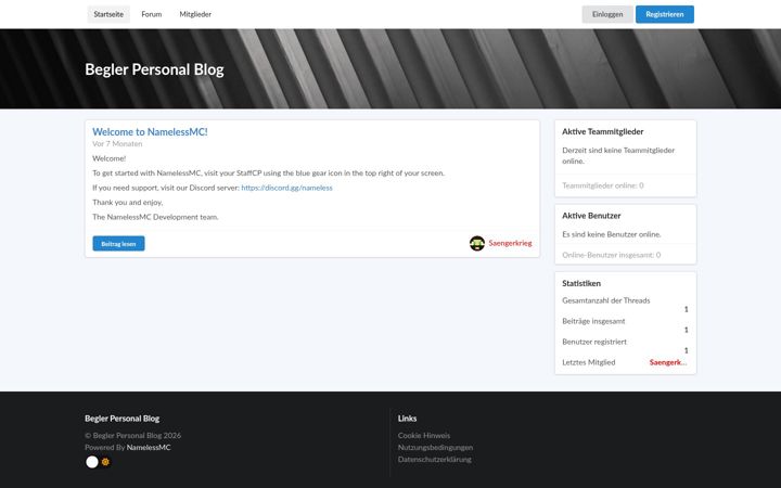 Screenshot of beglers.de