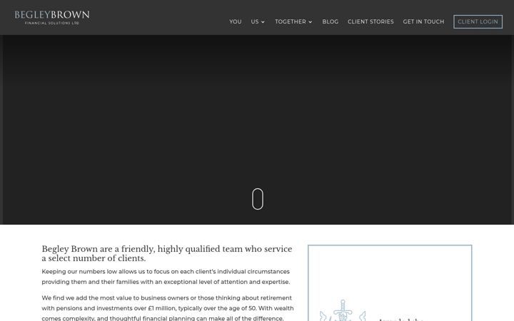 Screenshot von begleybrown.co.uk