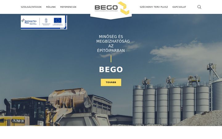 Screenshot of bego.hu