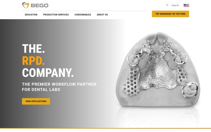 Screenshot of begousa.com