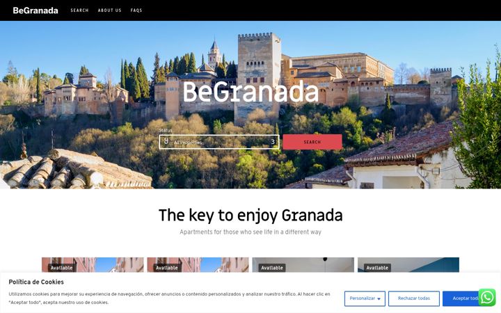 Screenshot of begranada.com