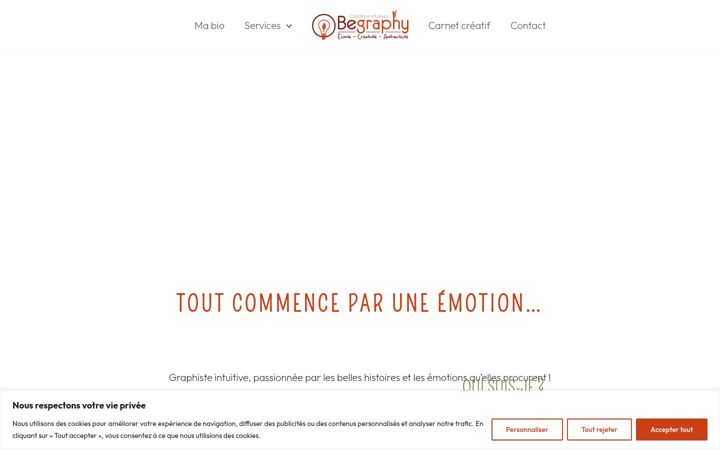 Screenshot of begraphy.fr