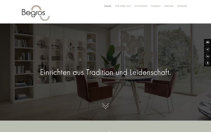 Screenshot of begros.de
