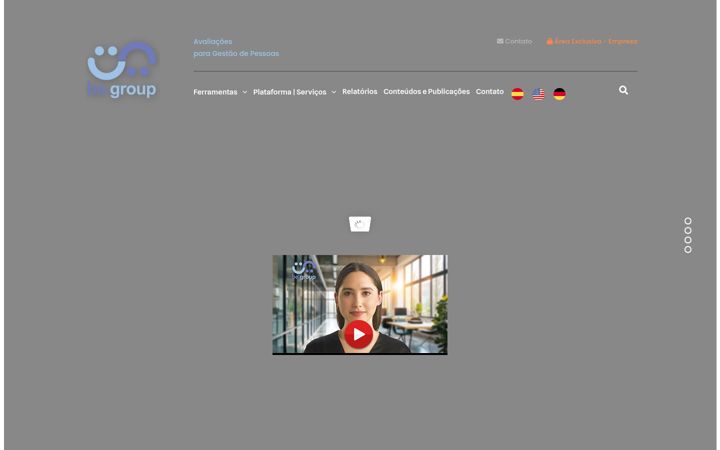 Screenshot of begroupbr.com