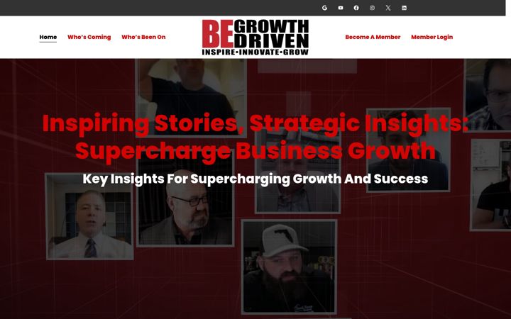 Screenshot of begrowthdriven.com
