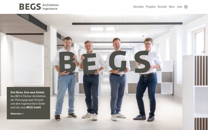 Képernyőkép: begs-gmbh.de