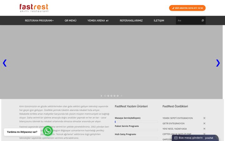 Screenshot of begumyazilim.com.tr
