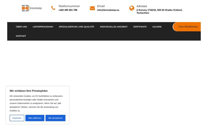 Screenshot van behaelterbau.cz