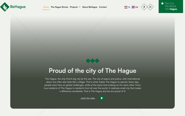 Screenshot of behague.com