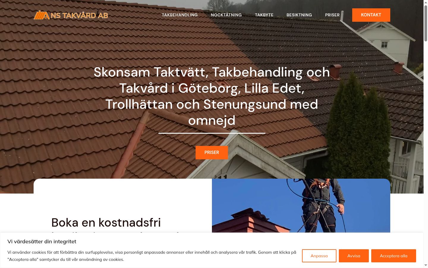 Ekrānuzņēmums ar piekrišanas baneri, kas tika rādīts pirms jebkādas mijiedarbības