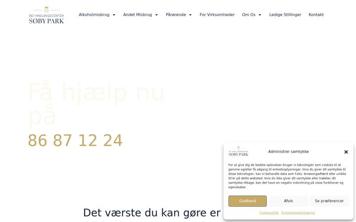 Screenshot of behandlingscentersoebypark.dk