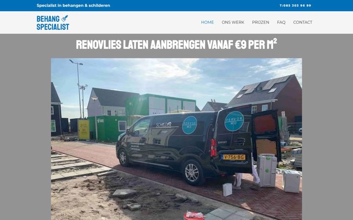 Екранна снимка на behang-specialist.nl