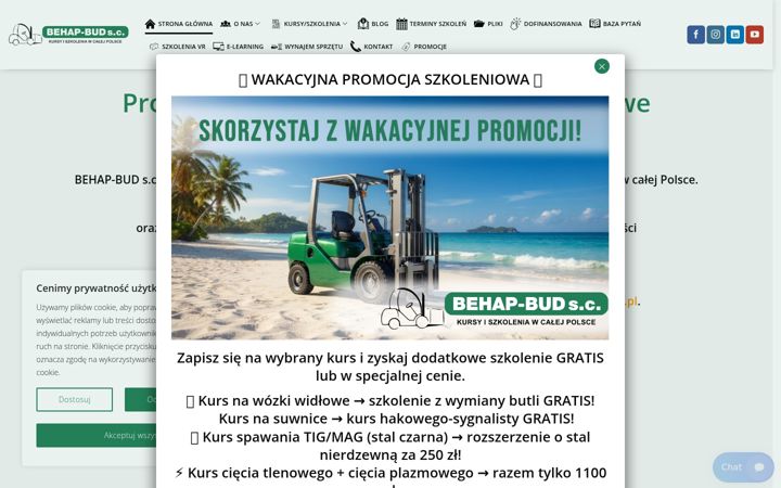 Screenshot of behap.pl