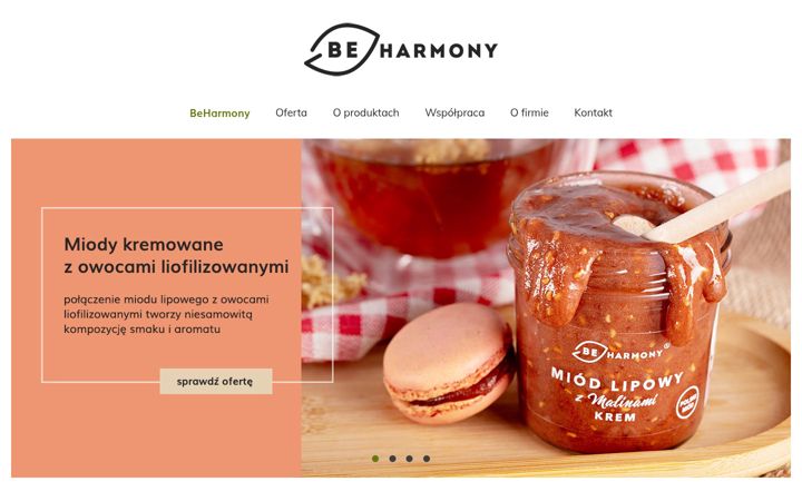 Screenshot of beharmony.pl
