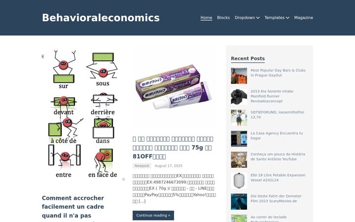 Screenshot of behavioraleconomics.blog