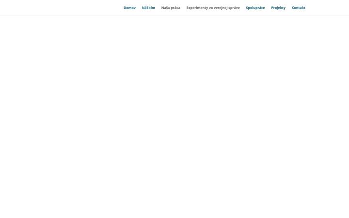 Screenshot of behavioralnaverejnapolitika.sk