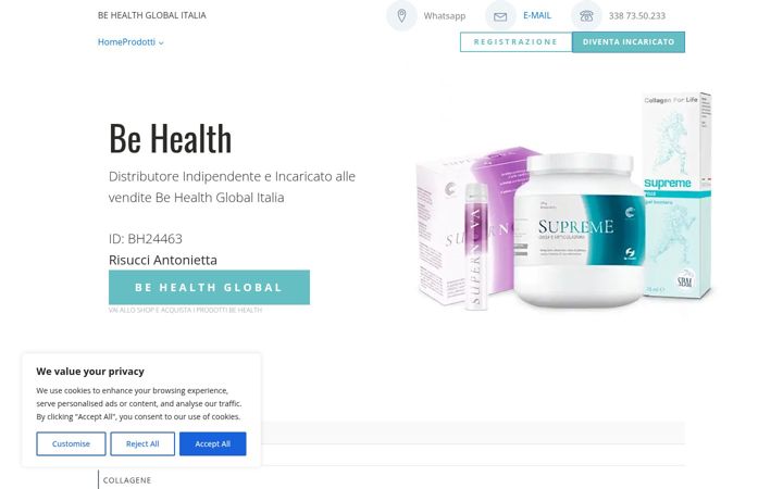 Screenshot of behealth.altervista.org