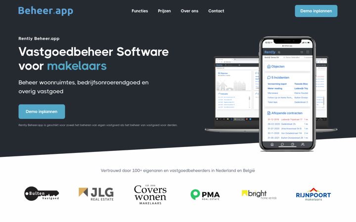 Screenshot of beheer.app