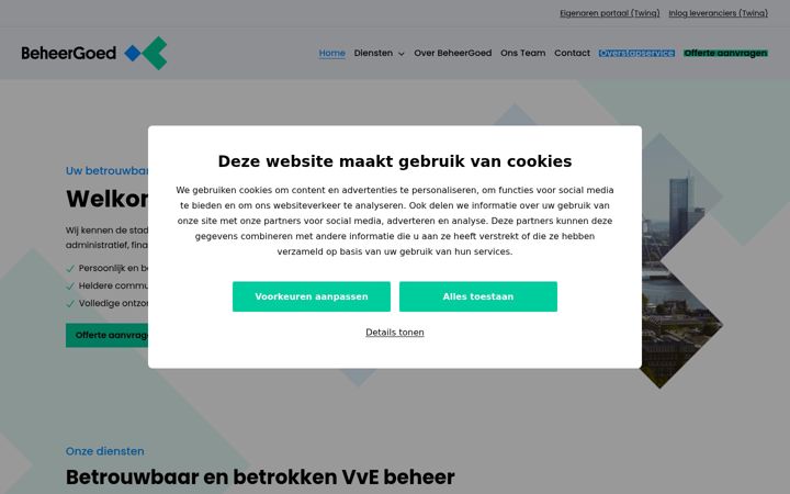 Screenshot of beheergoed.nl