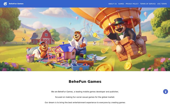 Screenshot van behefun.com