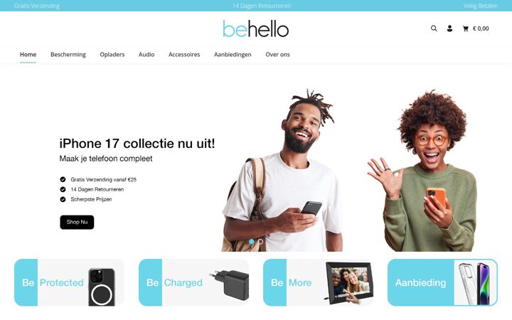 Screenshot of behello.com