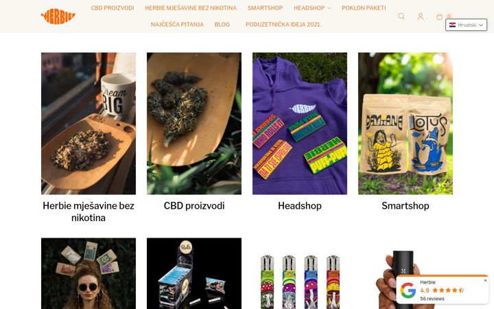 Screenshot of beherbie.com