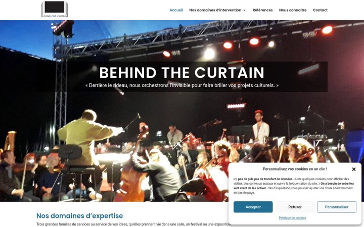 Екранна снимка на behind-the-curtain.fr