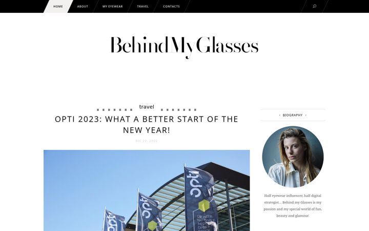 Screenshot of behindmyglasses.com