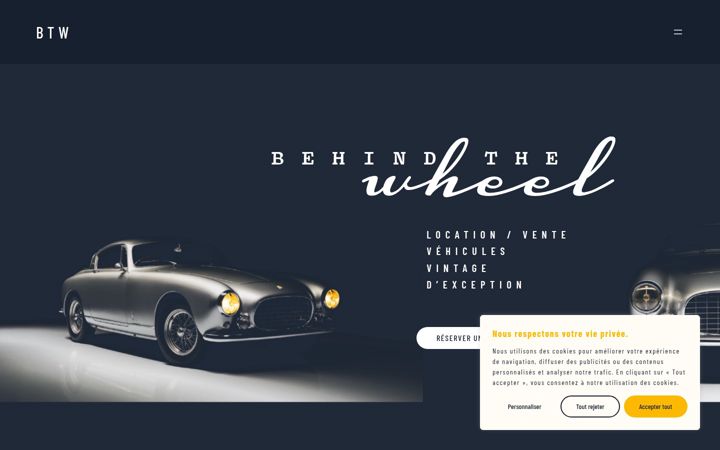 Screenshot of behindthewheel.be